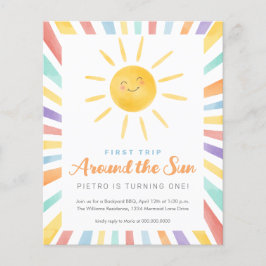 1回目ののまわりに日帰り1回目の招待状 チラシ