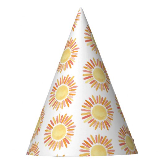 1回目ののまわりに日帰り1回目の誕生日パーティー帽子 パーティーハット (正面)