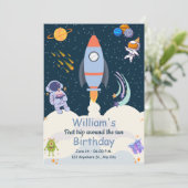 1回目ののまわりに日帰り1回目の誕生日招待状 招待状 (スタンド正面)