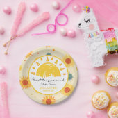 1回目ののまわりに日帰り1回目の誕生日 ペーパープレート (パーティー)