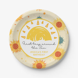 1回目ののまわりに日帰り1回目の誕生日 ペーパープレート