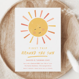 1回目ののまわりに日帰り1回目の誕生日 招待状