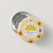 1回目ののまわりに日帰り1回目の誕生日 缶バッジ (正面&裏面)