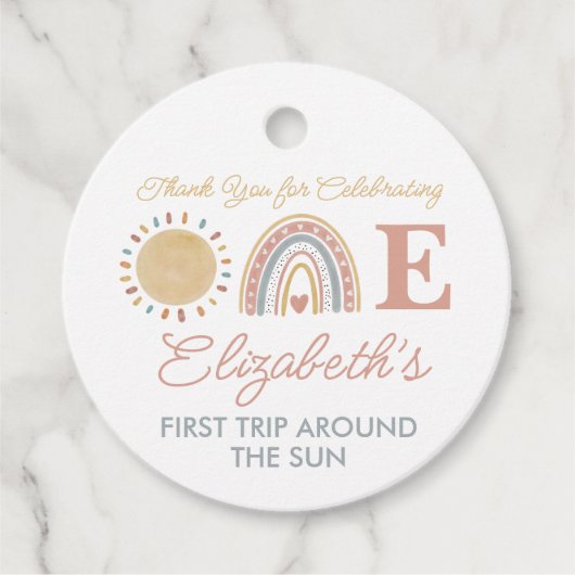 1回目のまわりにの日房保1回目の誕生日 フェイバータグ (正面)