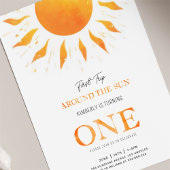 1回目のまわりにの日房日日誕生日 招待状