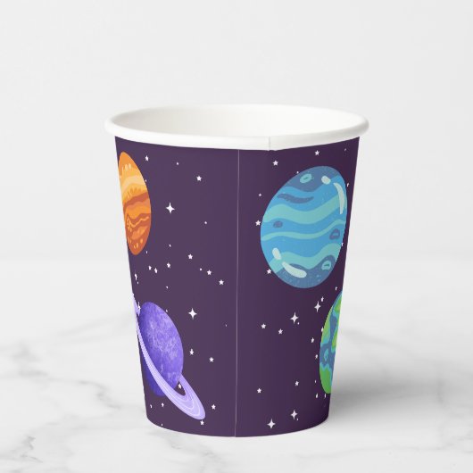 1回目のオービット1回目の誕生日宇宙パーティーカップ 紙コップ (右)