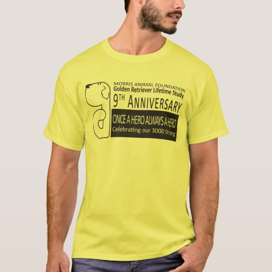 1回目のヒーローは必ずヒーローのライトカラーデザイン Tシャツ (正面)