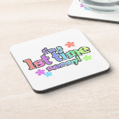 1回目のモーミーレインボー文字ギフト コースター (左側)