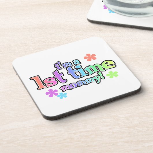 1回目のモーミーレインボー文字ギフト コースター (左側)