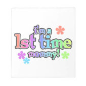 1回目のモーミーレインボー文字ギフト ノートパッド (正面)