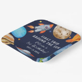 1回目の誕生日のまわりに日帰り ペーパープレート (傾斜あり)