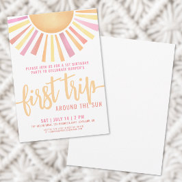 1回目の誕生日のまわりに日帰り 招待状