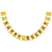 1回目の誕生日のビーデー バンティングフラッグ (全)
