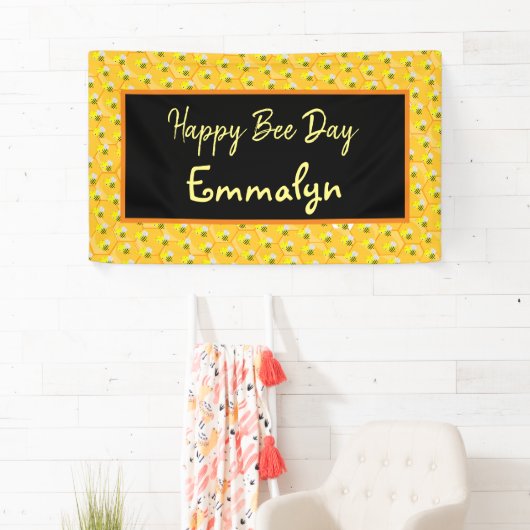 1回目の誕生日のビーデー 横断幕 (インサイチュ)