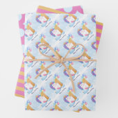 1回目の誕生日の折り返し紙シート ラッピングペーパーシート (インサイチュ)