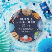 1回目の誕生日の最初ののまわりに旅ザ・サン・パーティー ペーパープレート (パーティー)