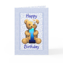 1回目の誕生日テディベア