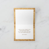 1回目の誕生日パーティー写真サンキューカード カード (内部)