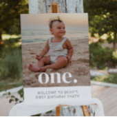 1回目の誕生日フォトウェルカムサイン ポスター