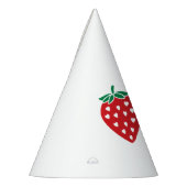 1回目の誕生日ワンイチゴ パーティーハット (左)