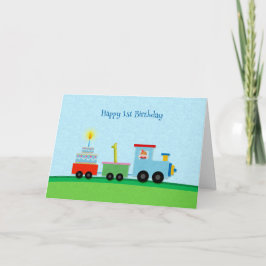 1回目の誕生日列車 カード