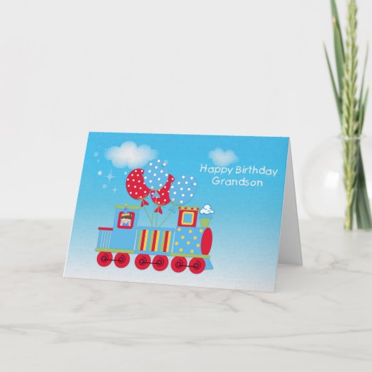 1回目の誕生日列車 カード (正面)