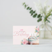 1回目の誕生日祝カード – The Big One with Joy エンクロージャーカード (スタンド正面)