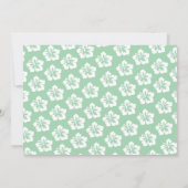 1回目の誕生日1アロハトロピカルフォトパーティー招待状 招待状 (裏面)