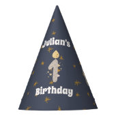 1回目の誕生日 – 太陽ののまわりに最初の軌道 パーティーハット (正面)