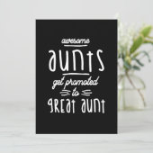 1回目叔母のギフト素晴らし- 素晴らし Aunts サンキューカード (スタンド正面)