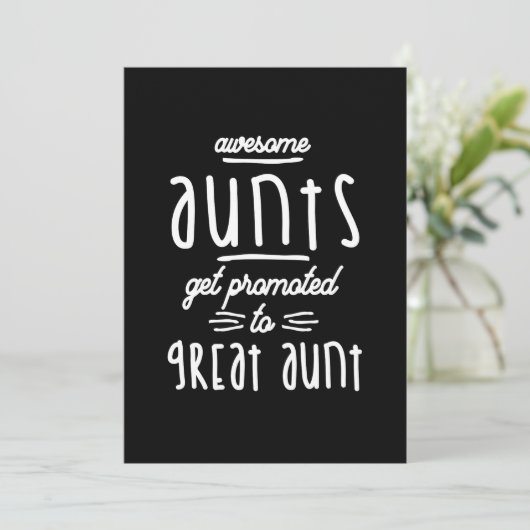 1回目叔母のギフト素晴らし- 素晴らし Aunts 招待状 (スタンド正面)