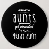 1回目叔母のギフト素晴らし- 素晴らし Aunts 缶バッジ (正面)