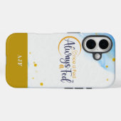 1回食べ物を与え常にApple iPhoneの16ケ食べ物を与えース Case-Mate iPhoneケース (裏面 (横))