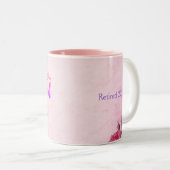 1回食べ物を与え必ず食べ物を与えA ツートーンマグカップ (正面右)