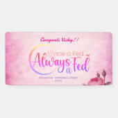 1回食べ物を与え必ず食べ物を与えA 横断幕 (横)