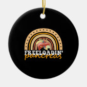 1型糖尿病おもしろいギフトの無料装入膵臓 セラミックオーナメント (正面)