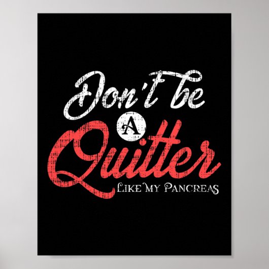 1型糖尿病おもしろい糖尿病膵臓キッター ポスター (正面)