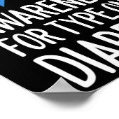 1型糖尿病のホープ育成認識度 ポスター (角)