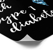 1型糖尿病の認識度 ポスター (角)