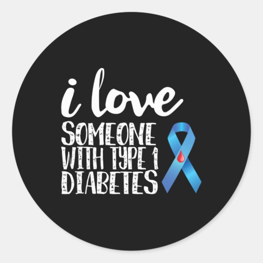 1型糖尿病の認識度 ラウンドシール (正面)