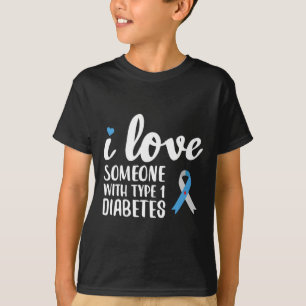1型糖尿病の認識度 Tシャツ