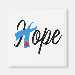 1型糖尿病ブルーリボン認識度HOPE マグネット