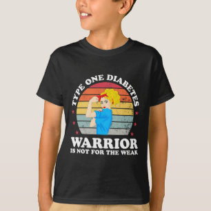 1型糖尿病ママ母T1D糖尿病認識度 Tシャツ