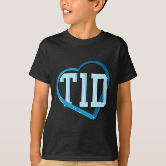 1型糖尿病啓発 Tシャツ (正面)