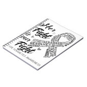 1型糖尿病彼女の戦いは私たちの戦い ノートブック (左側)