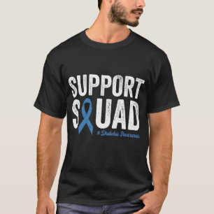 1型糖尿病戦士サポートスクワッド糖尿病阿波 Tシャツ