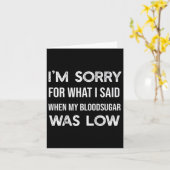 1型糖尿病糖尿病認識度Wごめんなさい カード (黄色い花)