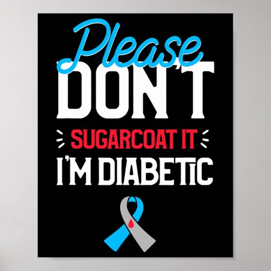 1型糖尿病認識度お願いSugarcoat D ポスター (正面)