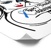 1型糖尿病認識度戦士ロージーママ ポスター (角)