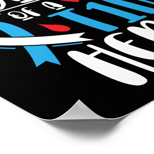 1型糖尿病認識度誇りを持ったパパT1Dヒーロー ポスター (角)